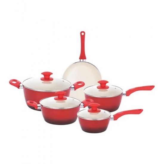 Jogo 5 Panelas Indução Ceramic Rubi 3.7mm